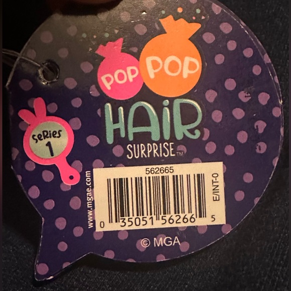 Pop Pop Hair Surprise 3-in-1 Pop Pets with Long Brushable Hair (Series 1) Rock - Picture 3 of 14
